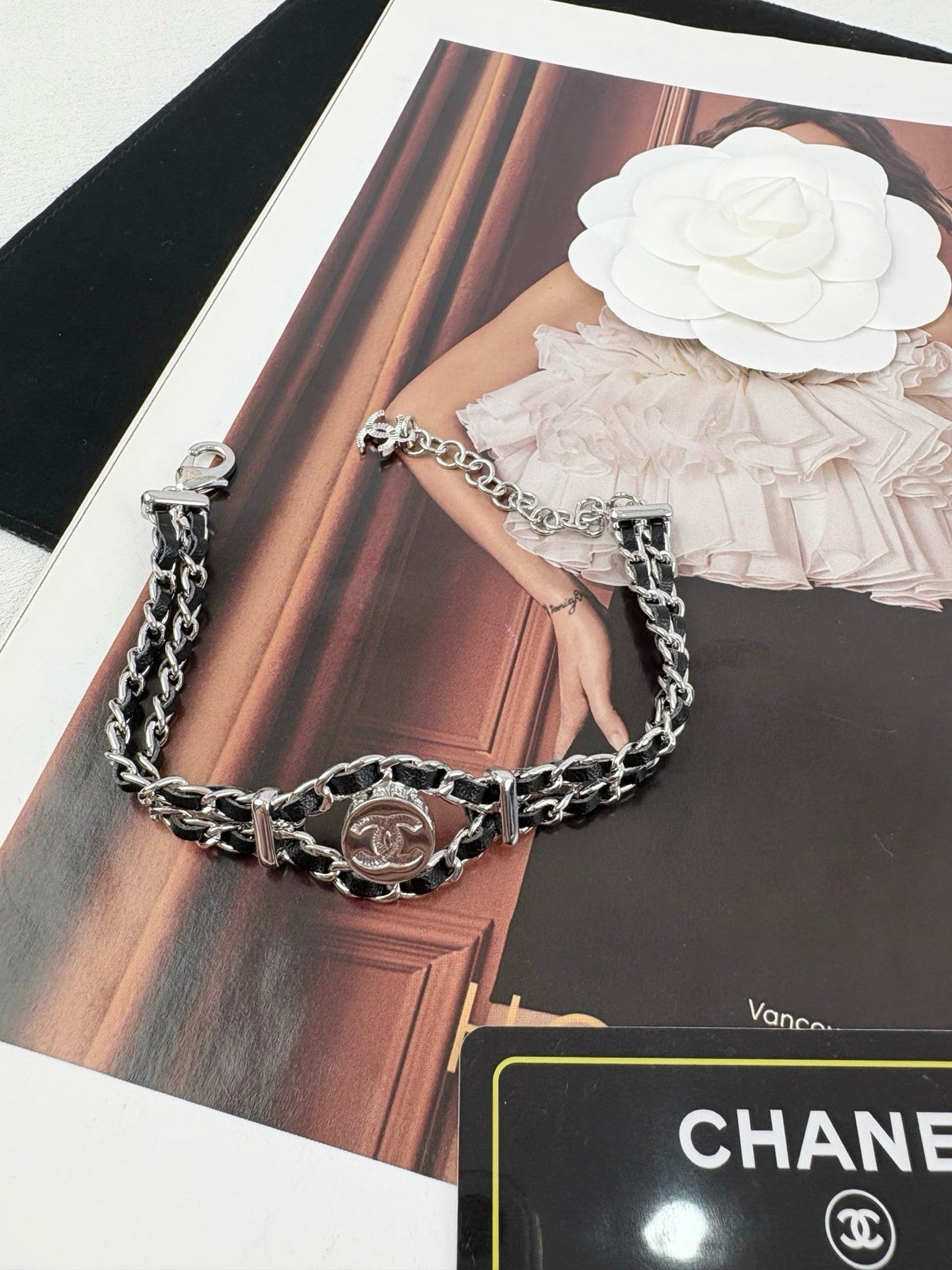 18K CC -Style Elegant Pendant Bracelet for Women, CHANE