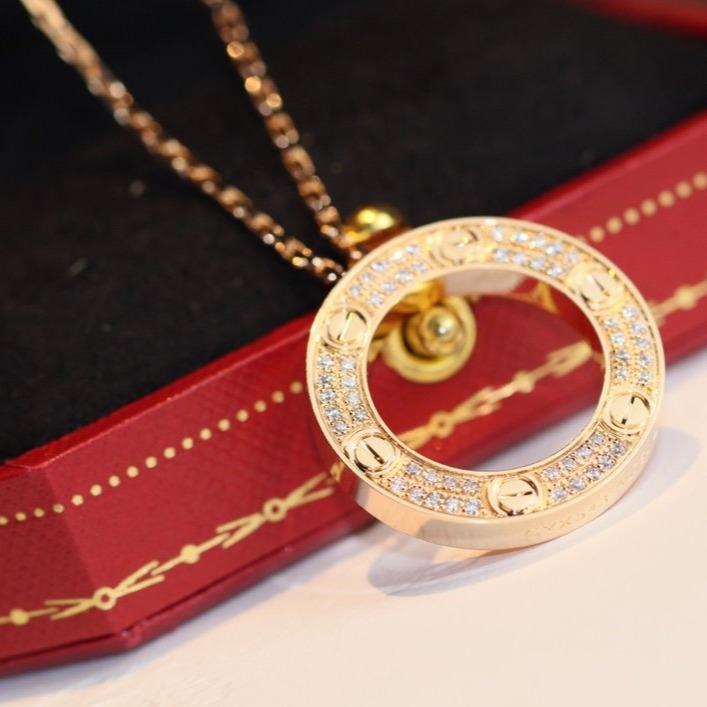 CCjewelry LOVE NECKLACE ADJUSTABLE ROSE GOLD