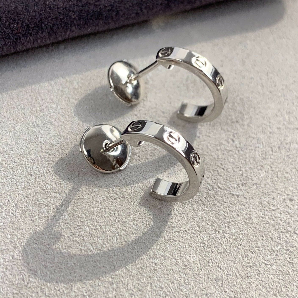 CCjewelry LOVE EARRINGS 2.65MM SILVER