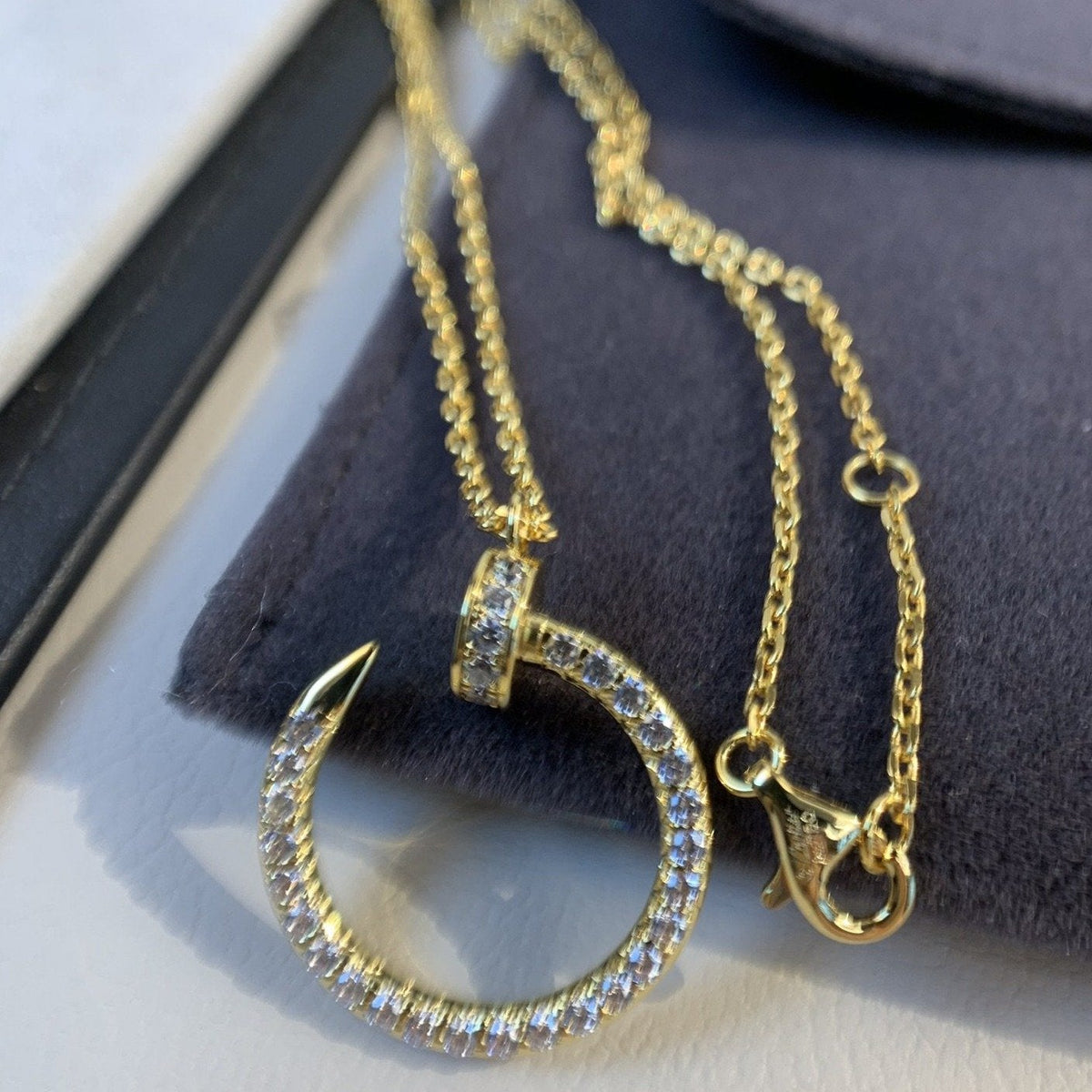 CCjewelry JUSTE NECKLACE GOLD DIAMONDS