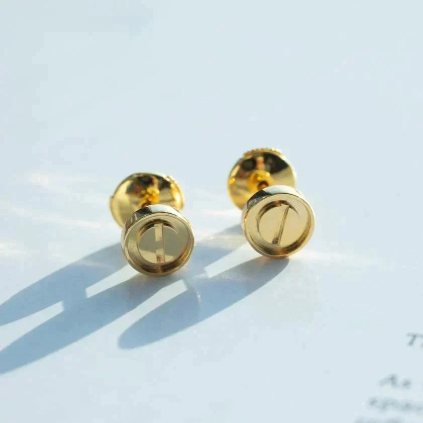CCjewelry LOVE EARRINGS GOLD 10MM