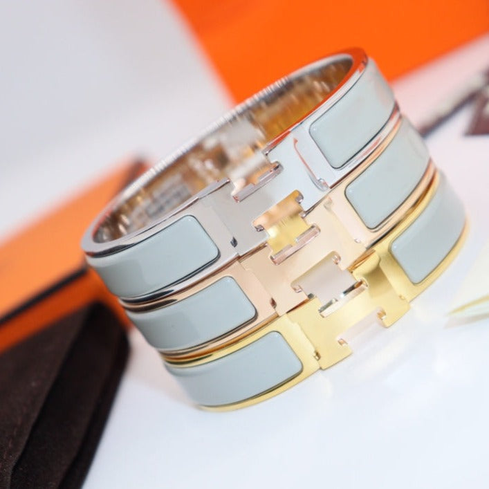 CCjewelry H LIGHT BLUE BRACELET HERME