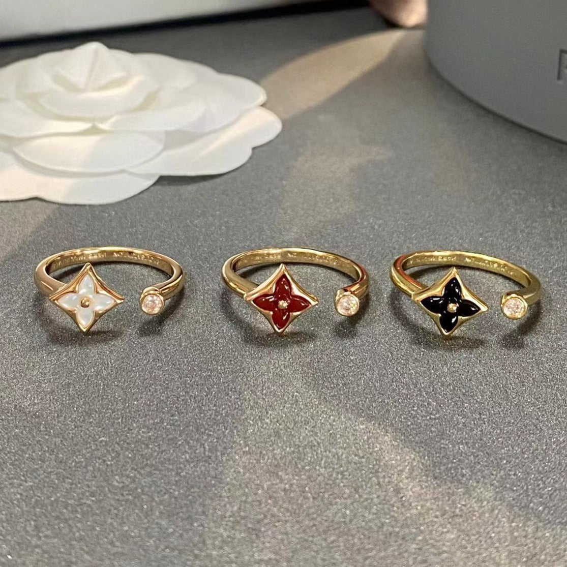 CCjewelry STAR 1 DIAMOND OPEN RING L.V