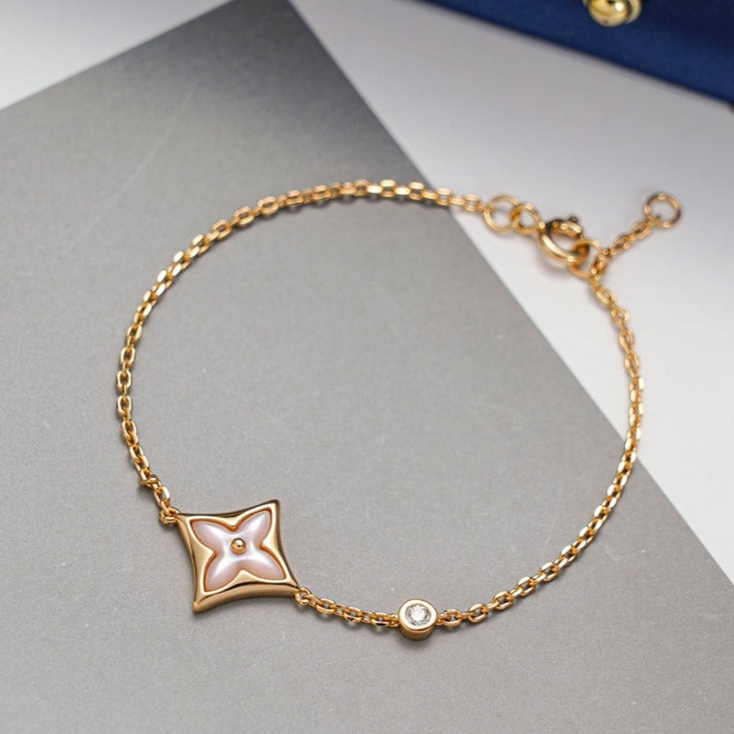 CCjewelry STAR 1 DIAMOND PINK GOLD BRACELET L.V