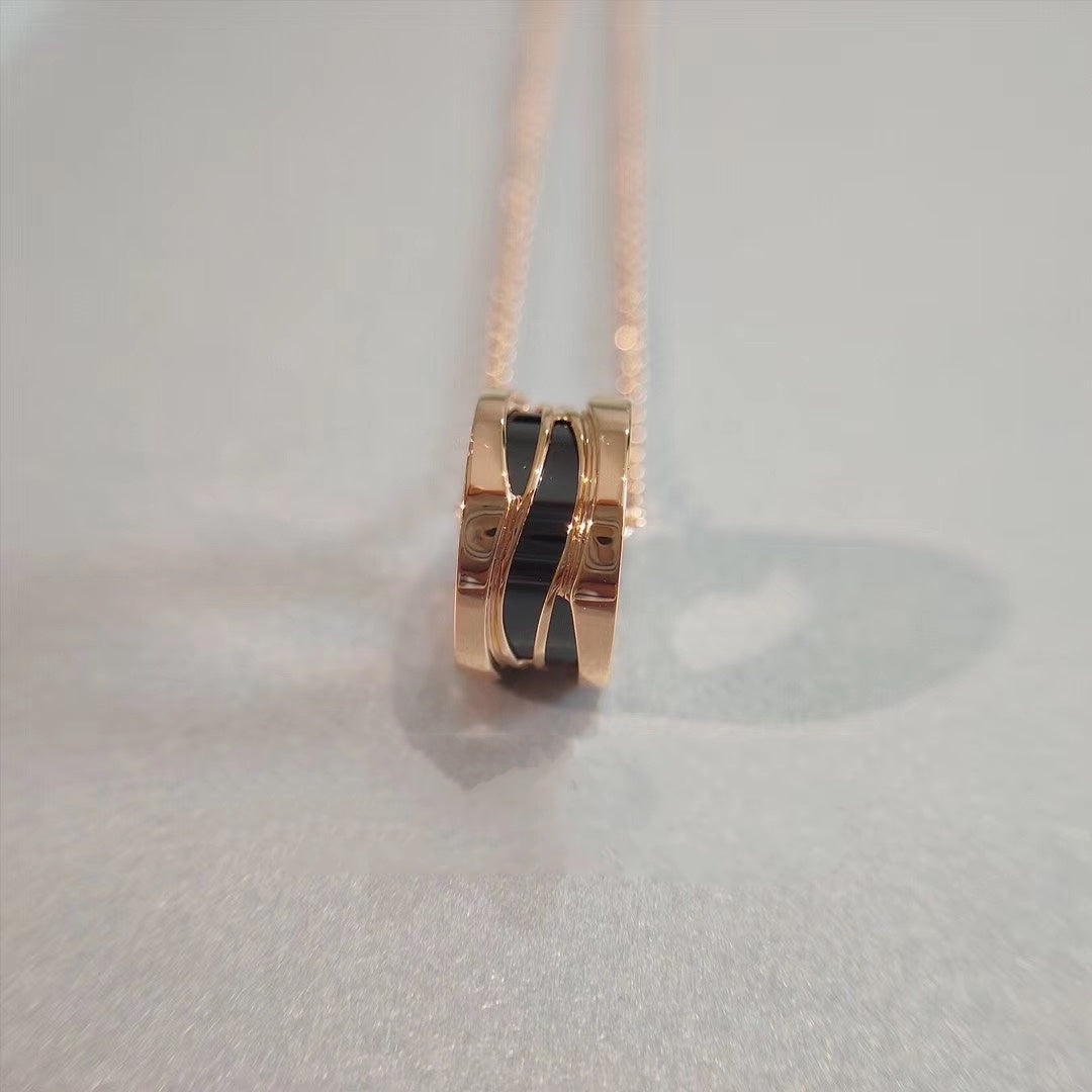 [BV JEWELRY]ZERO 1 NECKLACE PINK GOLD