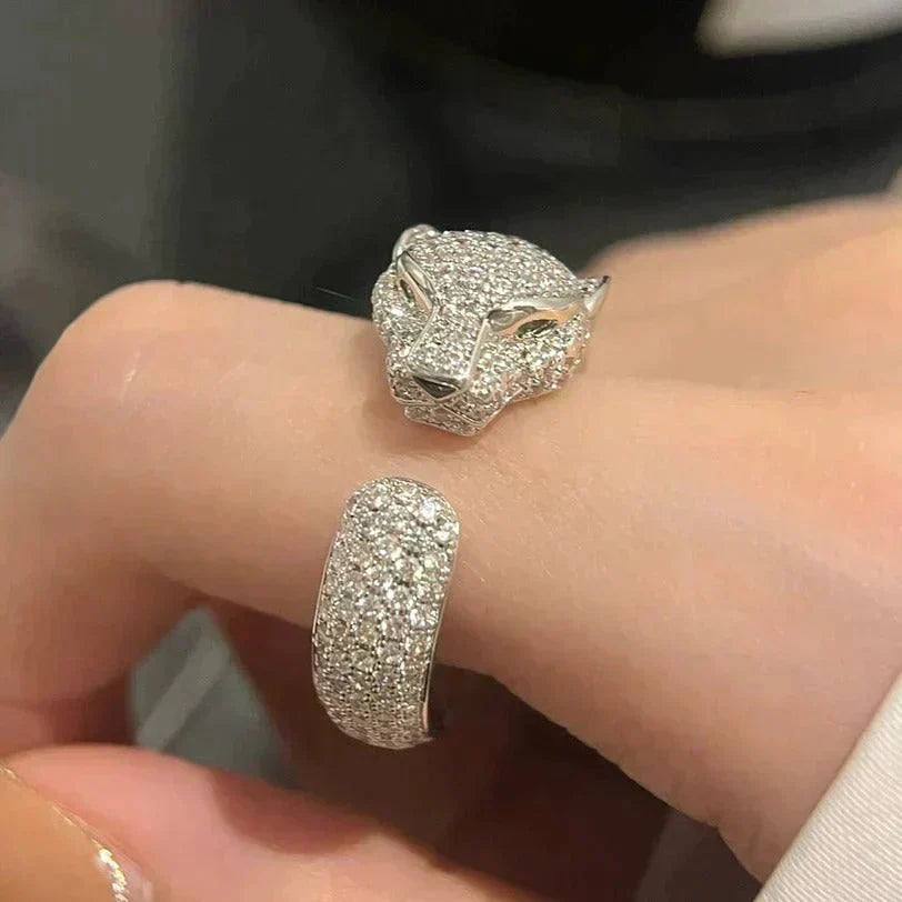 CCjewelry PANTHERE 5.5MM ALL DIAMOND RING