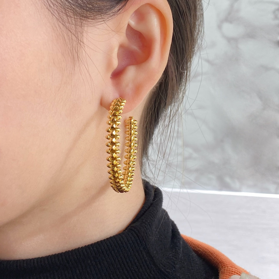 CCjewelry CLASH HOOP EARRINGS
