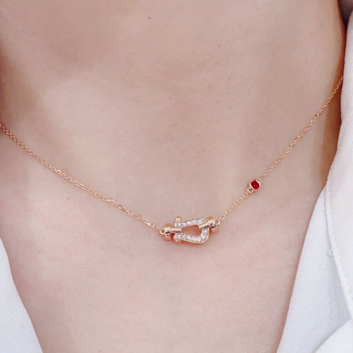 CCjewelry FORCE 10 DIAMOND PINK GOLD NECKLACE FRED