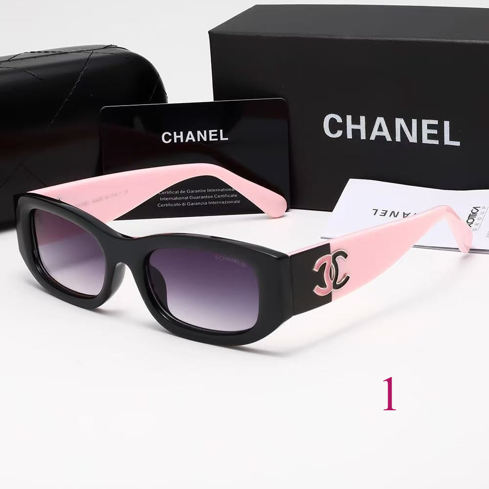 Trendy Oversized Fashion Sunglasses for Women & Men UV Protection Designer Shades Fashion Sunglasses  CH*NEL Series