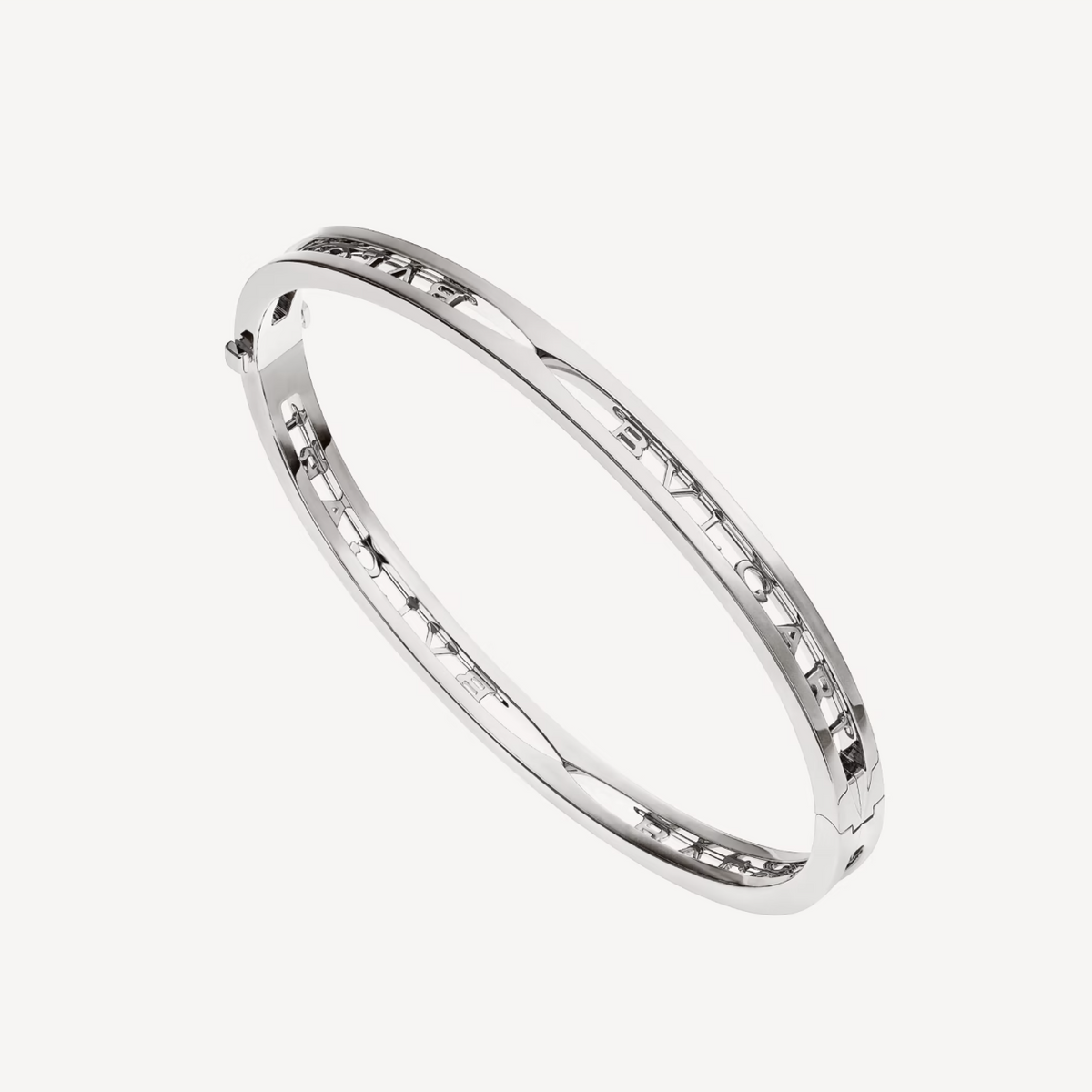 [BV JEWELRY]ZERO 1 SPIRAL LOGO SILVER BRACELET