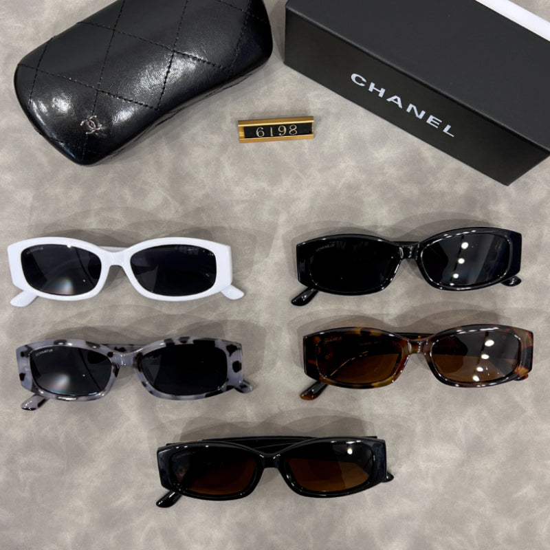 Trendy Oversized Fashion Sunglasses for Women & Men UV Protection Designer Shades Fashion Sunglasses  CH*NEL Series