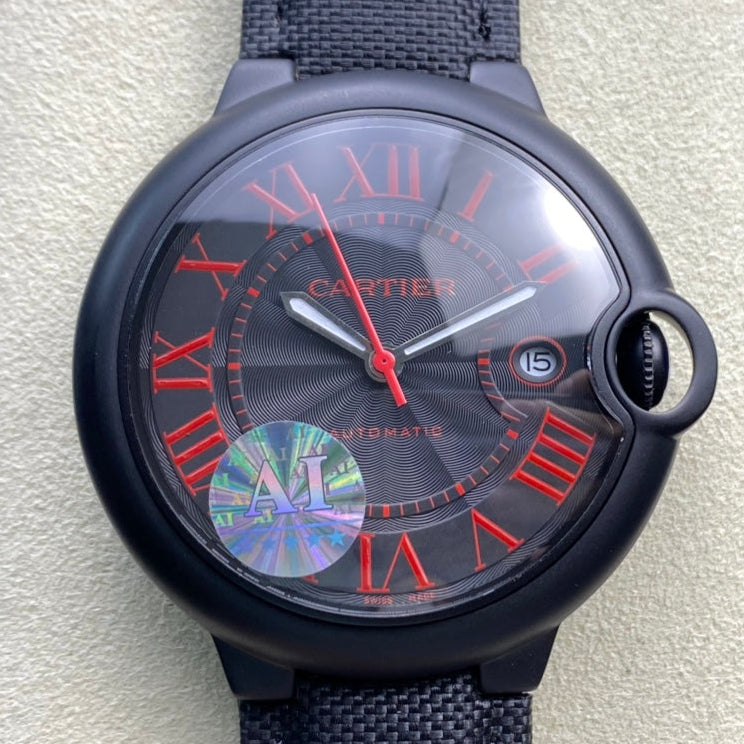CC Balloon 42mm Black Red AutomaticCARTI WATCH