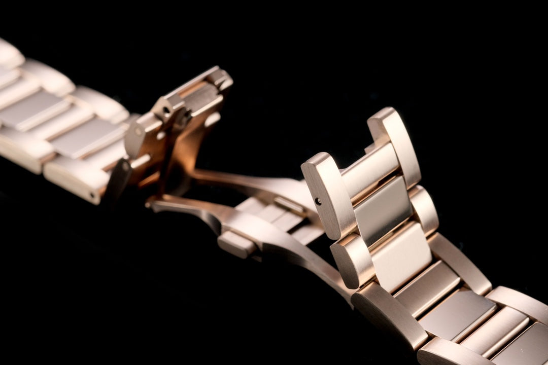 pasha 35mm automatic pink gold white dialCARTI WATCH