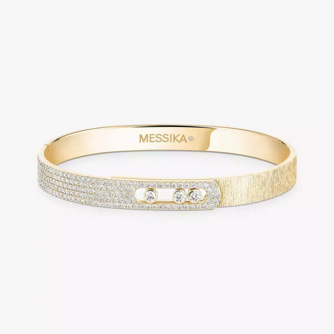 [{💎CC JEWELRY}] 2026 BRAND-NEW FROSTED BRACELET WITH DIAMONDS THREE COLORS