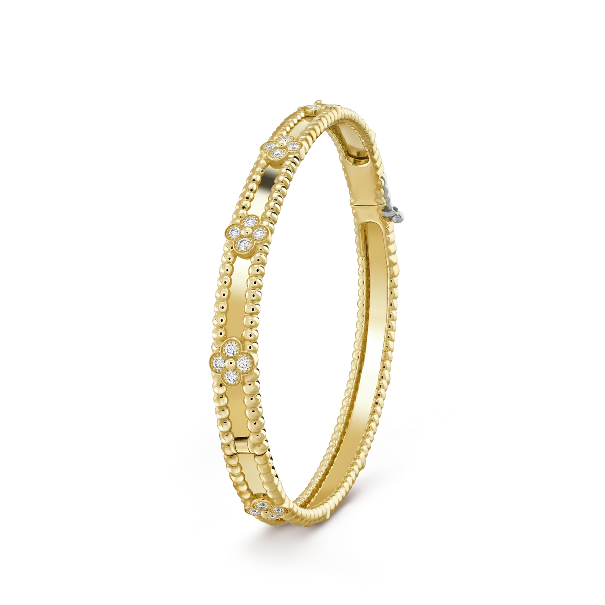 CCjewelry CLOVER BRACELET 4MM DIAMONDS