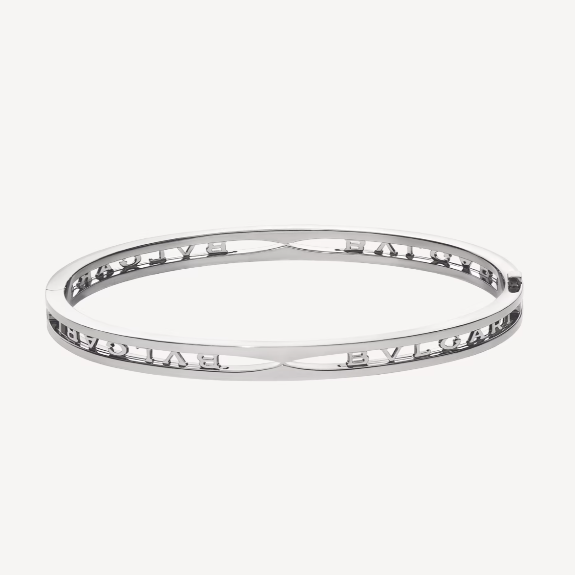 [BV JEWELRY]ZERO 1 SPIRAL LOGO SILVER BRACELET