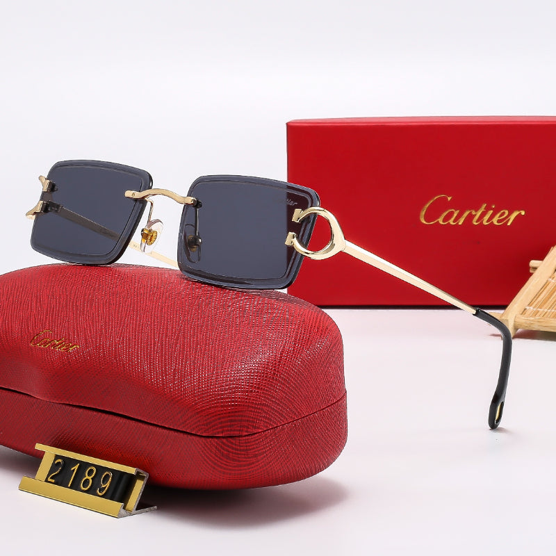 Trendy Oversized Fashion Sunglasses for Women & Men UV Protection Designer Shades Fashion Sunglasses Cart*er Series