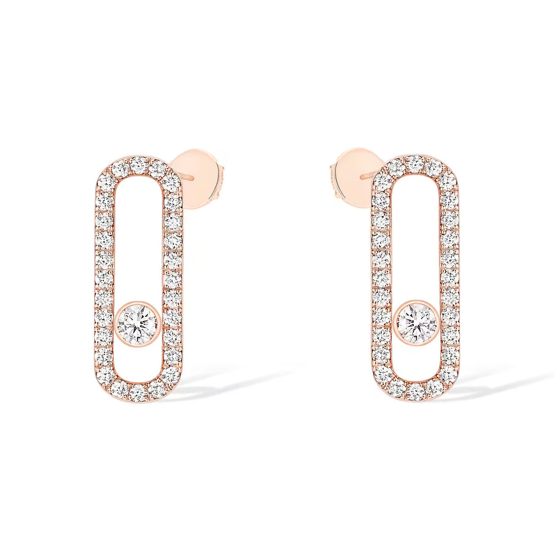[CC ]MOVE UNO STUD DIAMOND PAVED EARRINGS MESSIKA