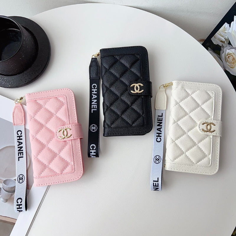 Fashion Aesthetic Shock Absorbing Protective Phone Case CH*NEL Series、Fashion Phone Case