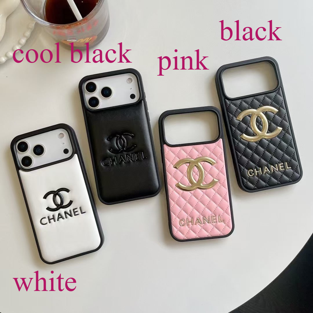 Fashion Aesthetic Shock Absorbing Protective Phone Case  CH*NEL Series、Fashion Phone Case