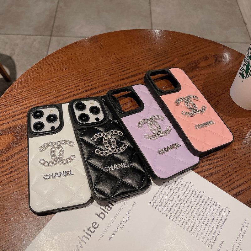 Fashion Aesthetic Shock Absorbing Protective Phone Case CH*NEL Series、Fashion Phone Case
