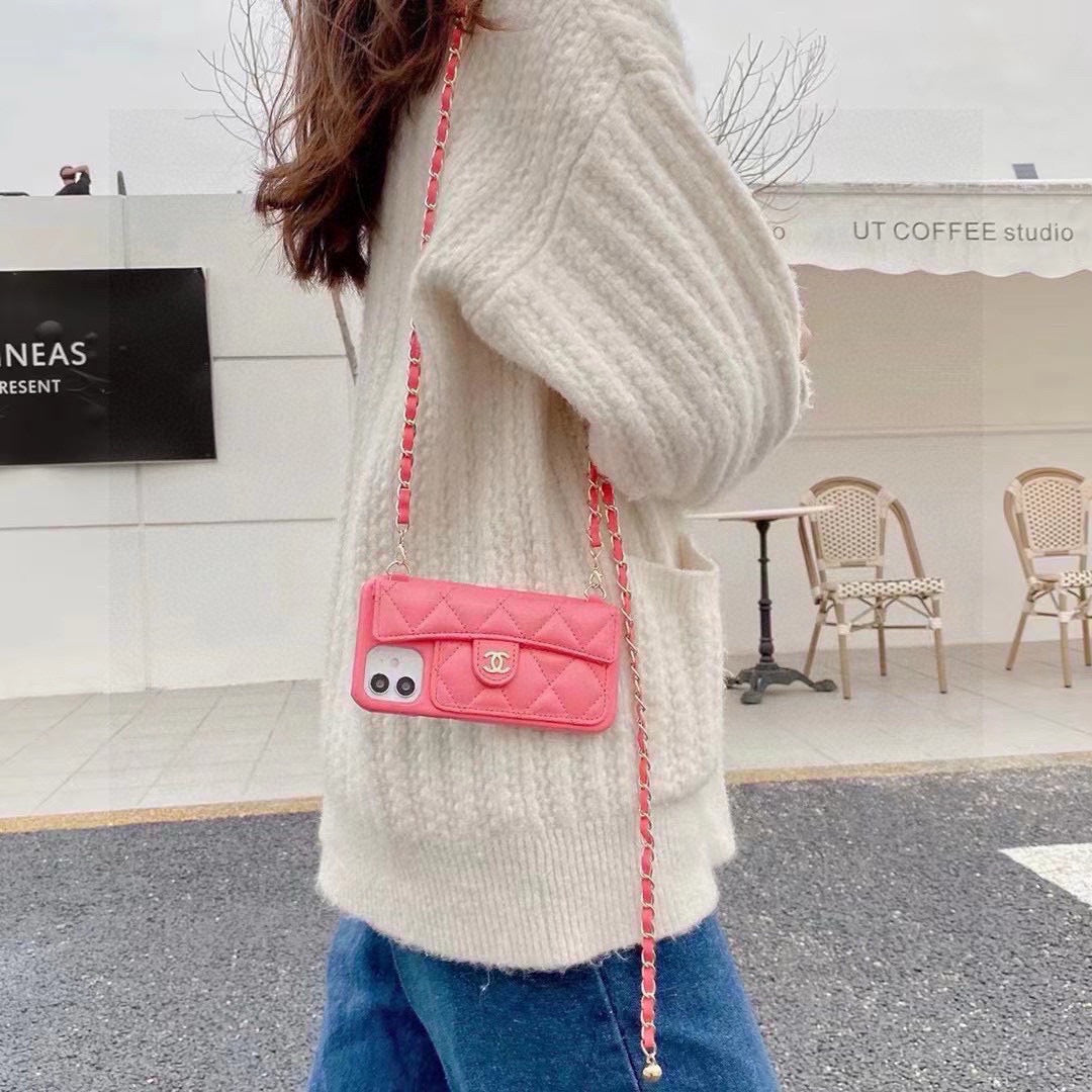 Fashion Aesthetic Shock Absorbing Protective Phone Case CH*NEL Series、Fashion Phone Case