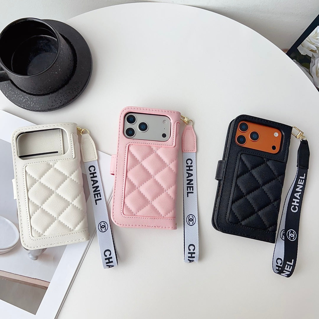 Fashion Aesthetic Shock Absorbing Protective Phone Case CH*NEL Series、Fashion Phone Case