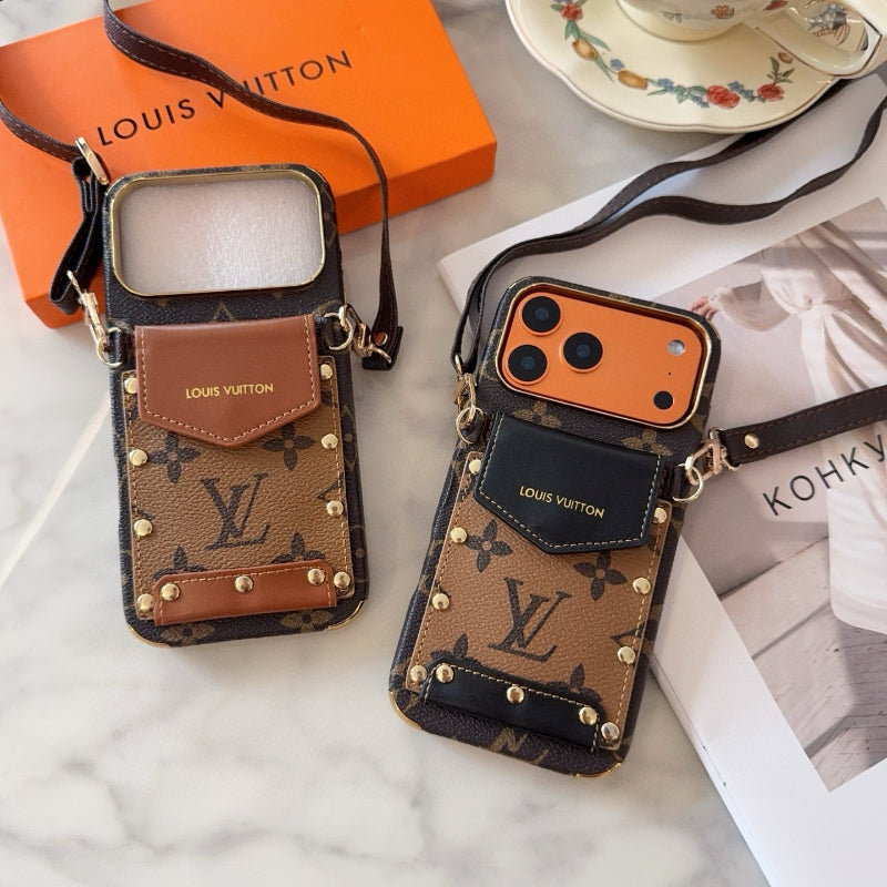 Fashion Aesthetic Shock Absorbing Protective Phone Case  L*V Series、Fashion Phone Case