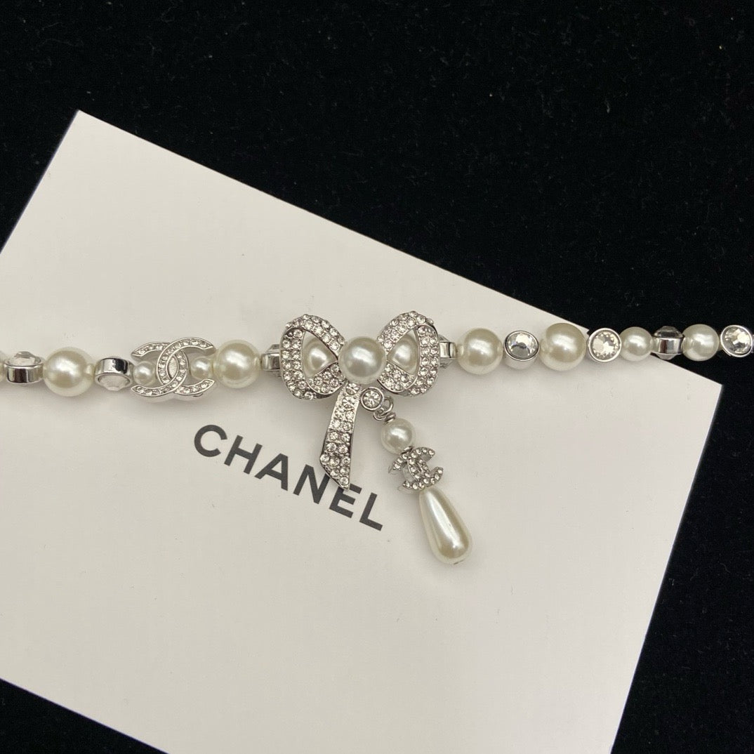 18K CC  -Style Elegant Pendant Bracelet for Women, CHANE