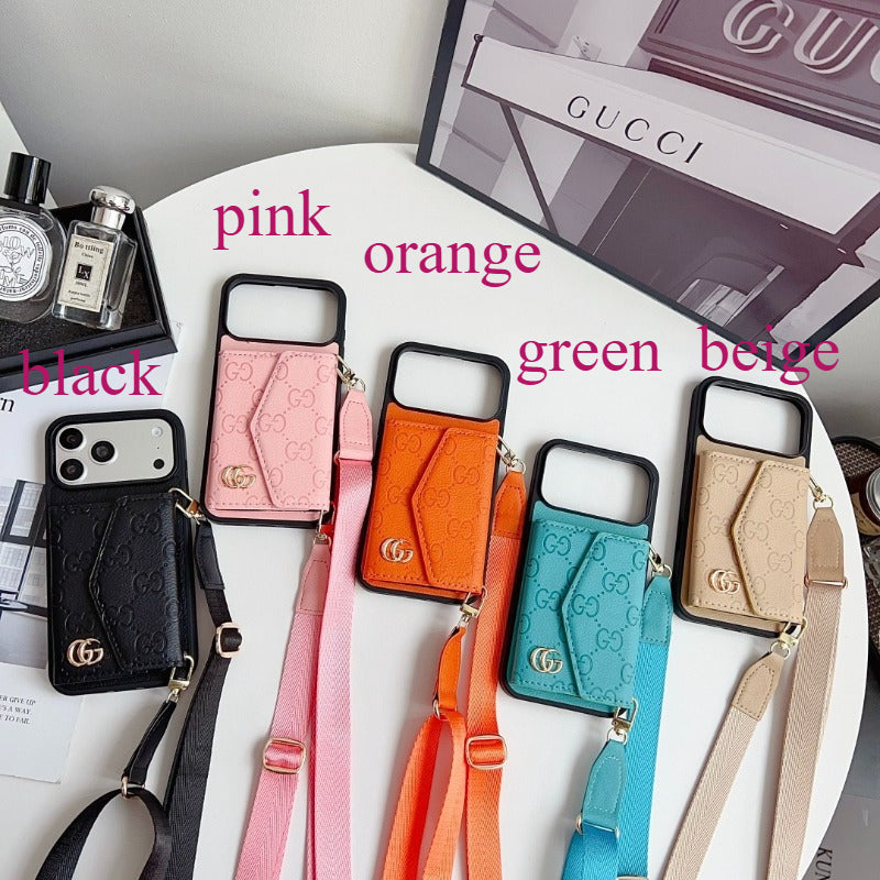 Fashion Aesthetic Shock Absorbing Protective Phone Case  GU*CI Series、Fashion Phone Case