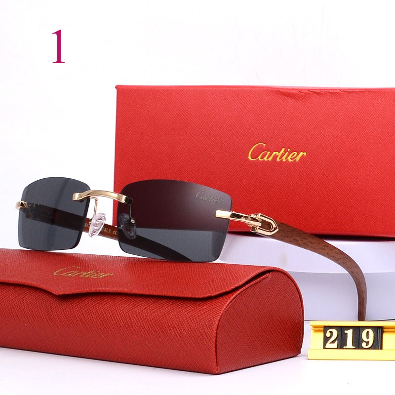 Trendy Oversized Fashion Sunglasses for Women & Men UV Protection Designer Shades Fashion Sunglasses Cart*er Series