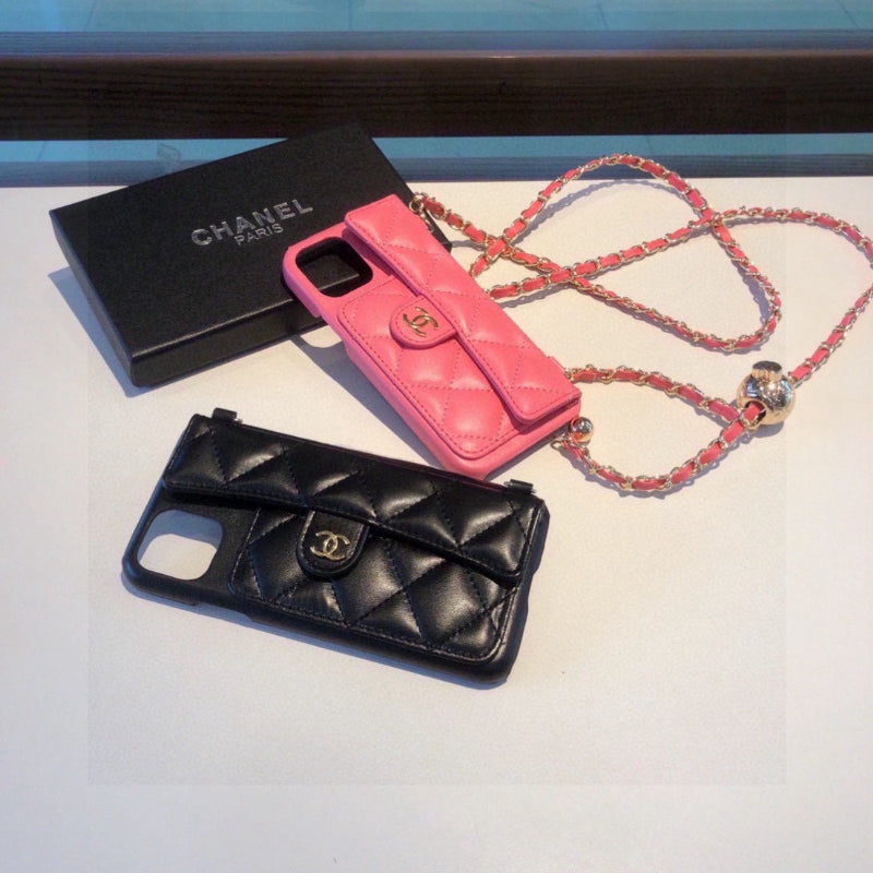 Fashion Aesthetic Shock Absorbing Protective Phone Case CH*NEL Series、Fashion Phone Case