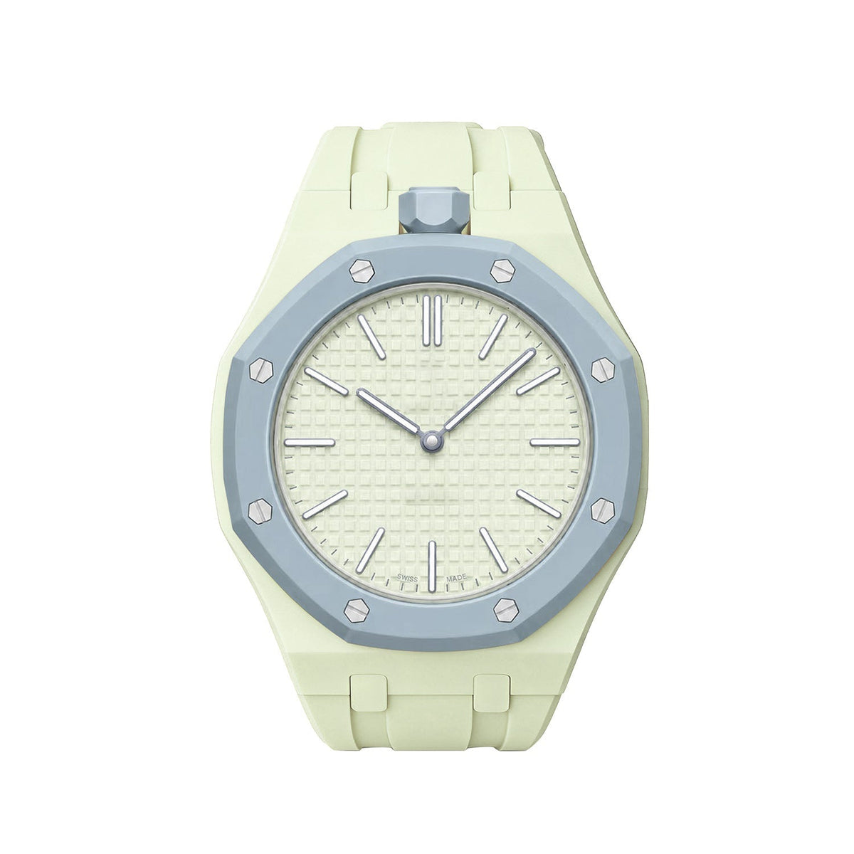 Oak Pop Exclusive Creamy Yellow Silicone Strap
