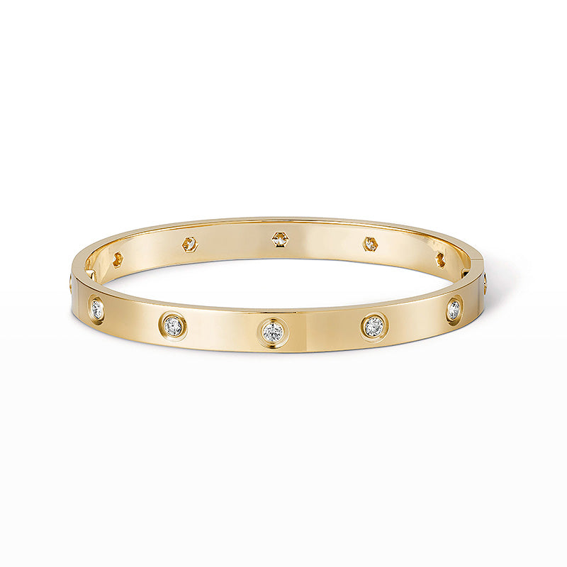{💎CC JEWELRY}  LOVE BRACELET 6.1MM 10 DIAMONDS