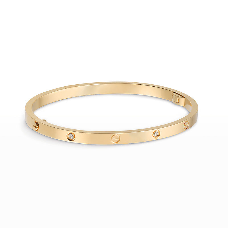 {💎CC JEWELRY}  LOVE BRACELET 3.65MM 6 DIAMONDS