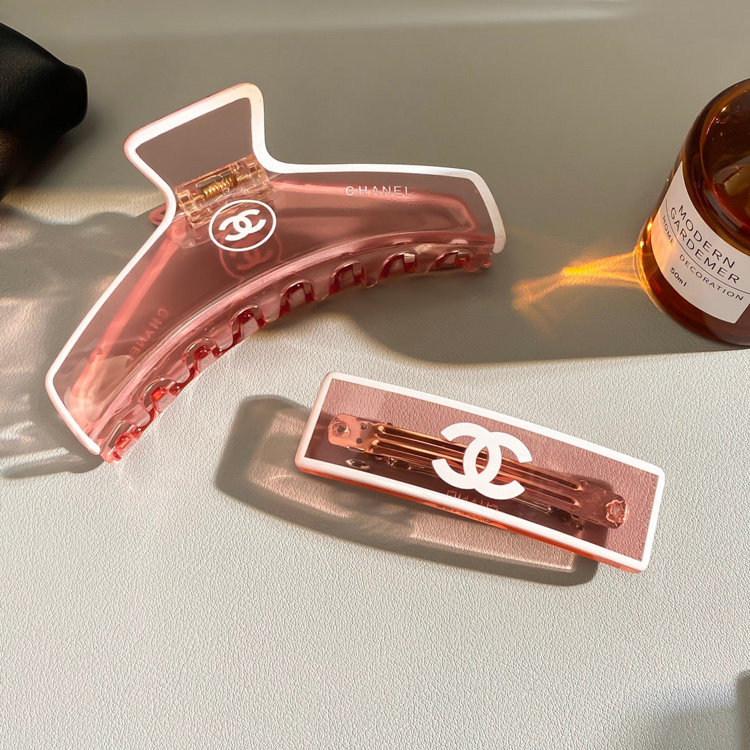 18K CC1 Pink Black Brown Hair Accessory, CHANE