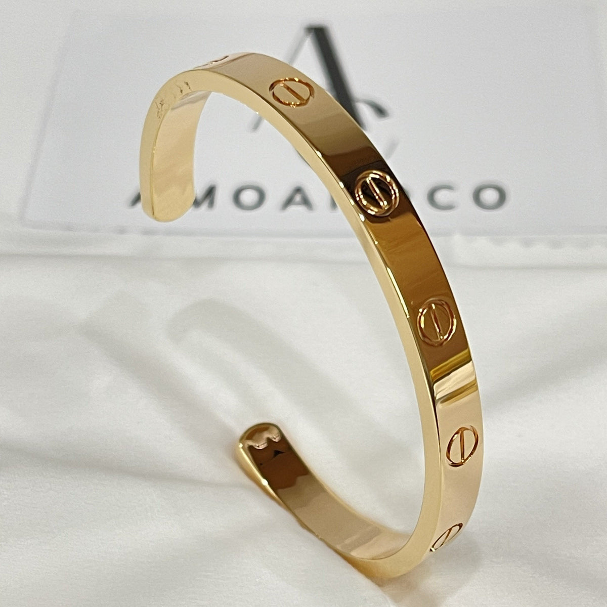 {💎CC JEWELRY}  LOVE BRACELET 6.1MM OPEN CUFF
