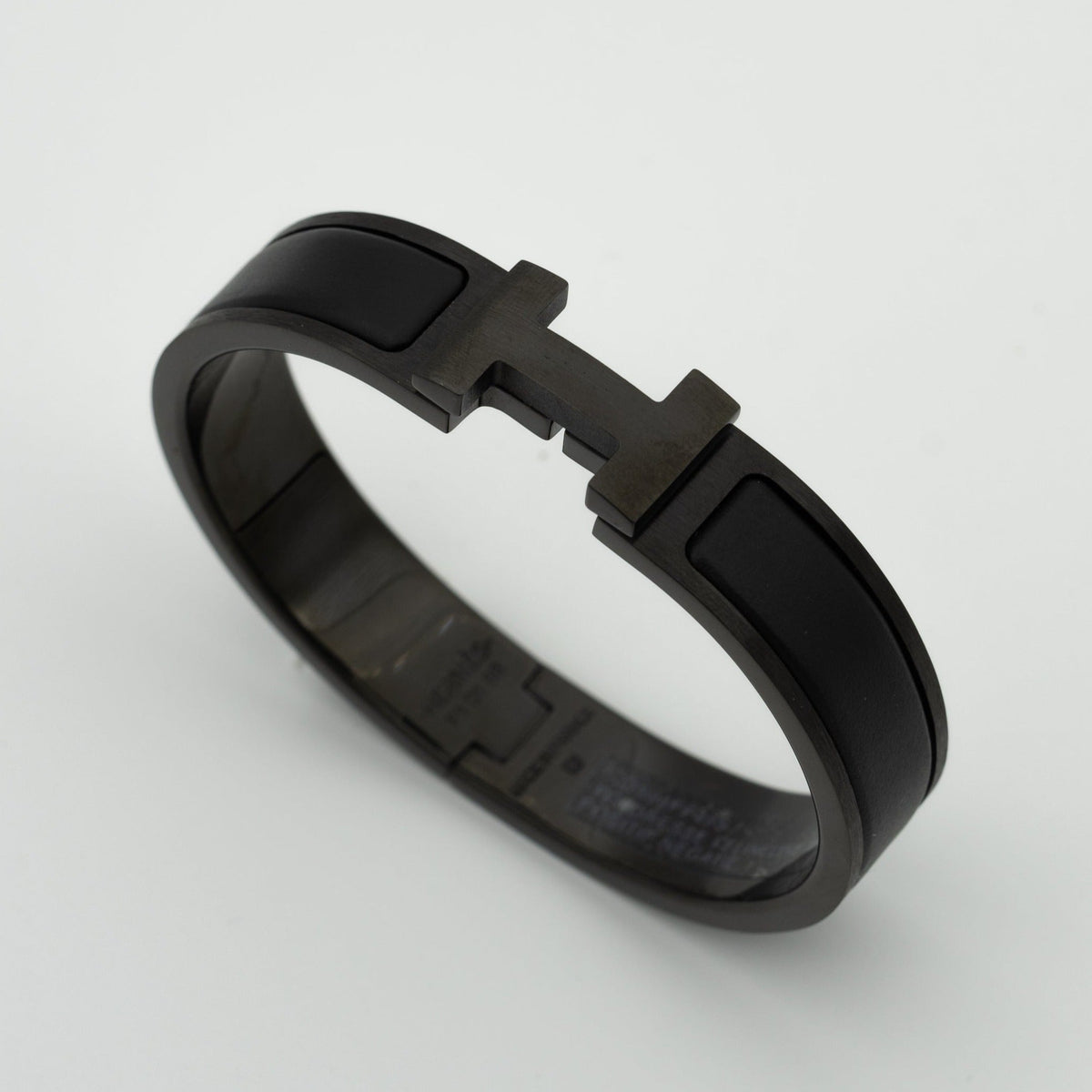 CCjewelry H SO BLACK 12MM HERME