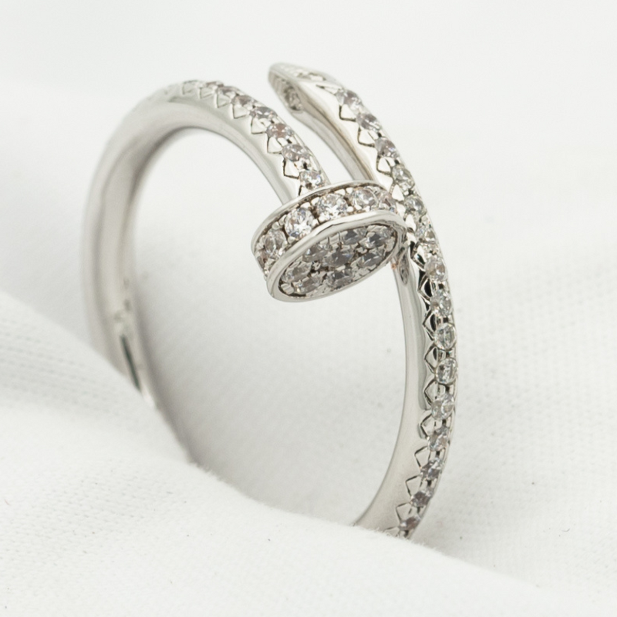CCjewelry JUSTE RING 1.8MM SILVER DIAMONDS