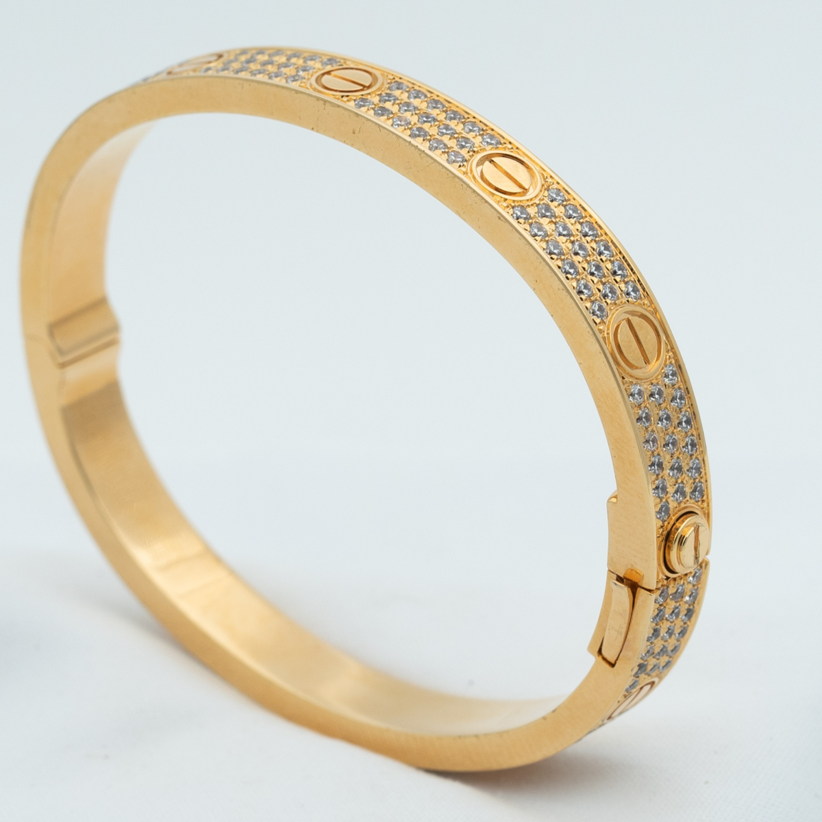 {💎CC JEWELRY}  LOVE BRACELET 6.1MM DIAMOND-PAVED