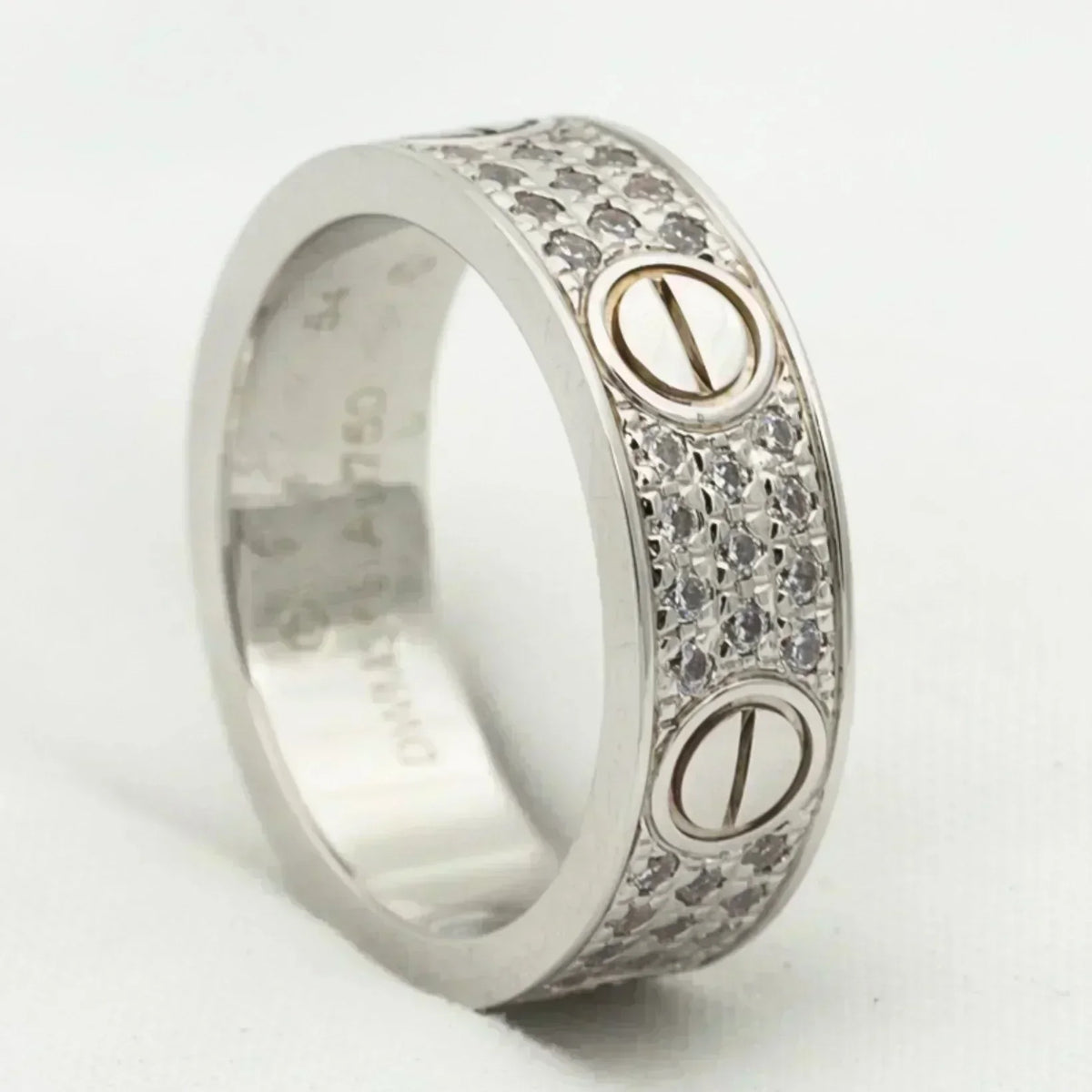 LOVE RING 5.5MM DIAMONDS PAVED