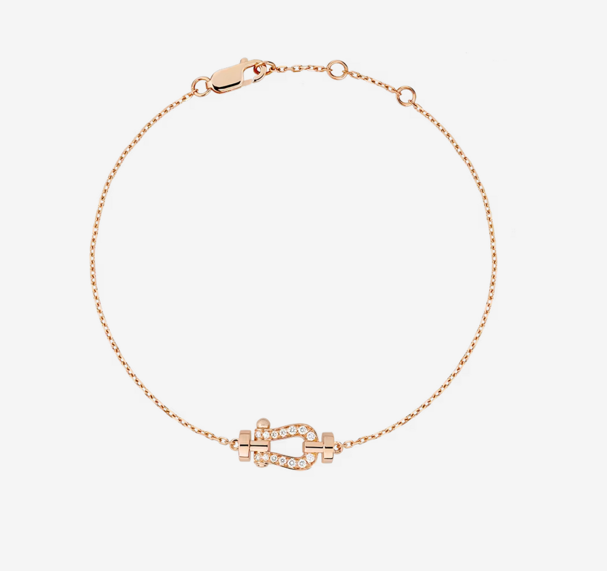 CCjewelry FORCE 10 FULL DIAMOND BUCKLE CHAIN LINK MINI MODEL FRED