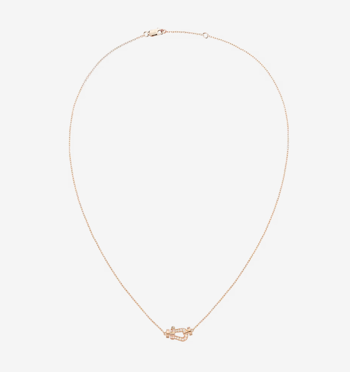 CCjewelry FORCE 10 DIAMOND PINK GOLD NECKLACE MINI MODEL FRED