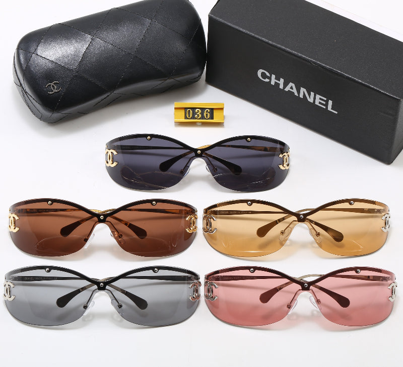Trendy Oversized Fashion Sunglasses for Women & Men UV Protection Designer Shades