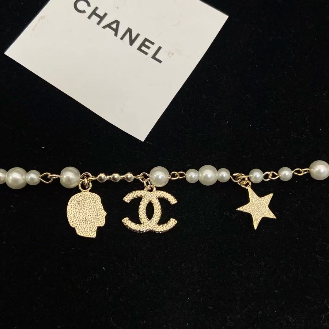 18K CC  -Style Elegant Pendant Bracelet for Women, CHANE