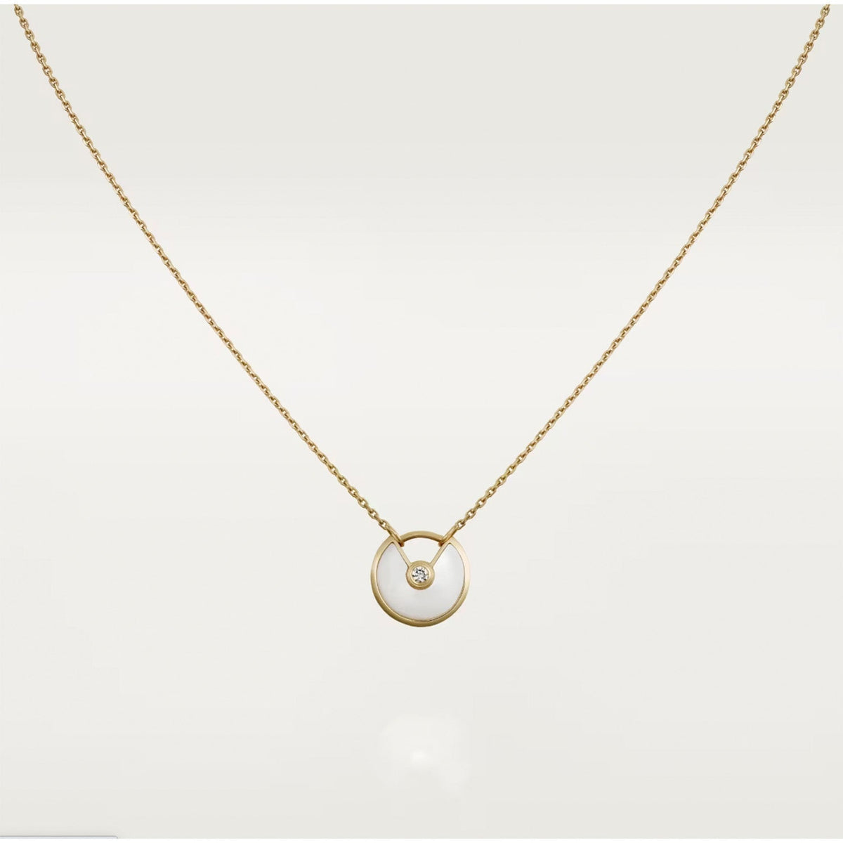 CCjewelry AMULETTE ROSE GOLD MOP NECKLACE