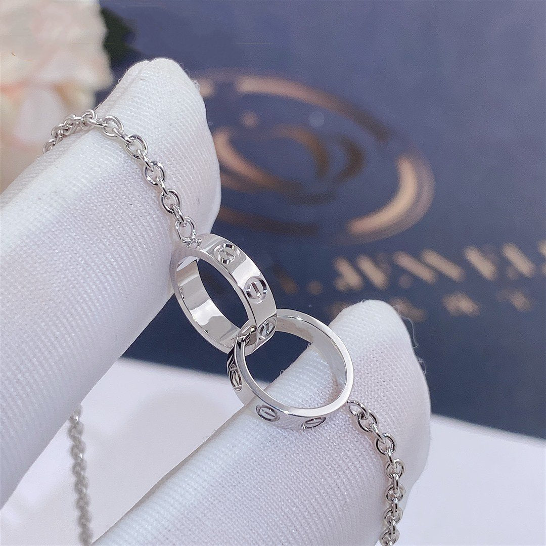 {💎CC JEWELRY}  LOVE BRACELET DOUBLE RING