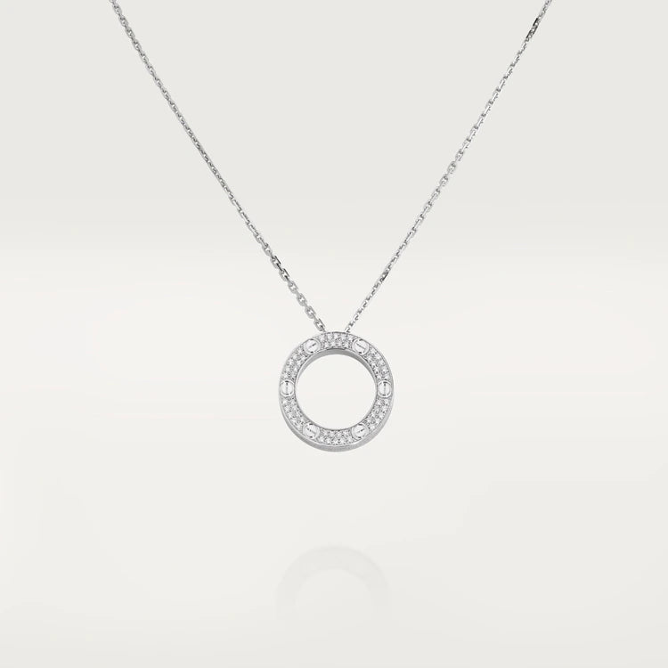CCjewelry LOVE NECKLACE ADJUSTABLE SILVER