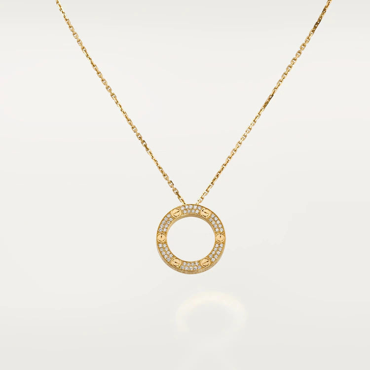 CCjewelry LOVE NECKLACE ADJUSTABLE ROSE GOLD