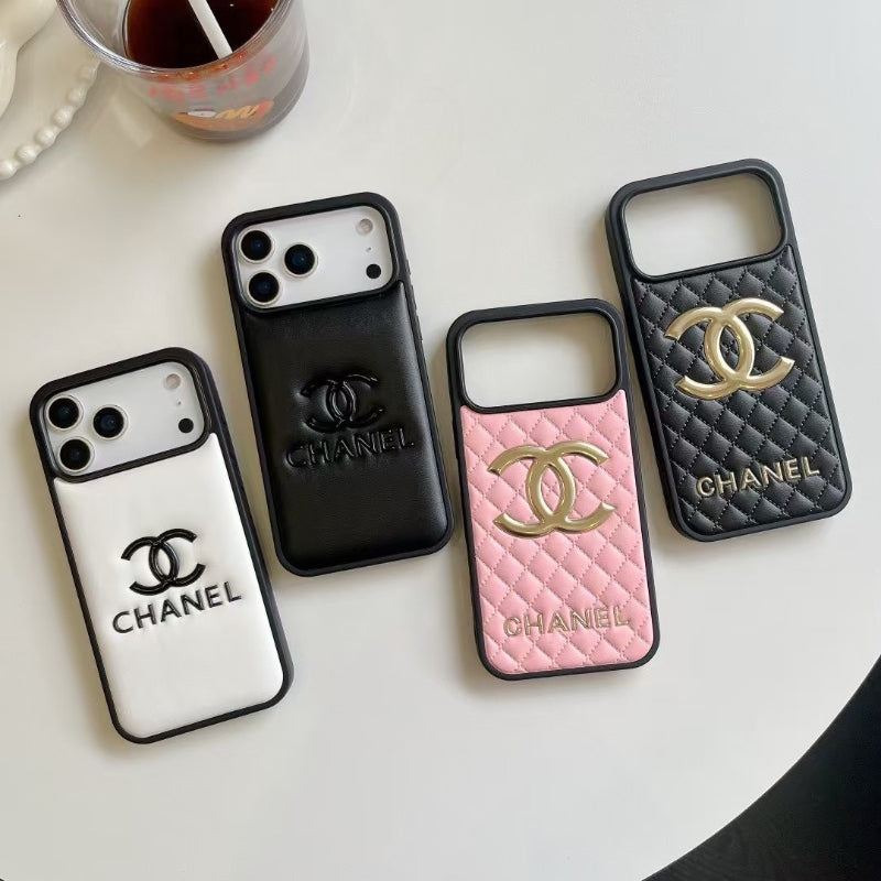 Fashion Aesthetic Shock Absorbing Protective Phone Case  CH*NEL Series、Fashion Phone Case
